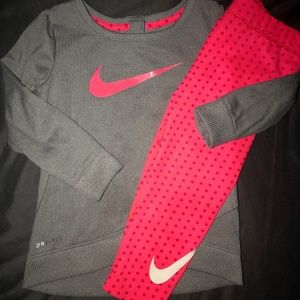 Baby girls Nike Dri-Fit outfit